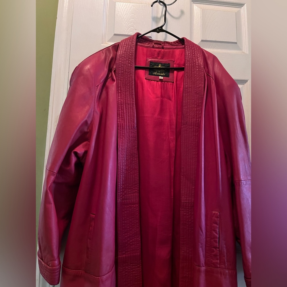 LADIES 100% LEATHER SWING JACKET